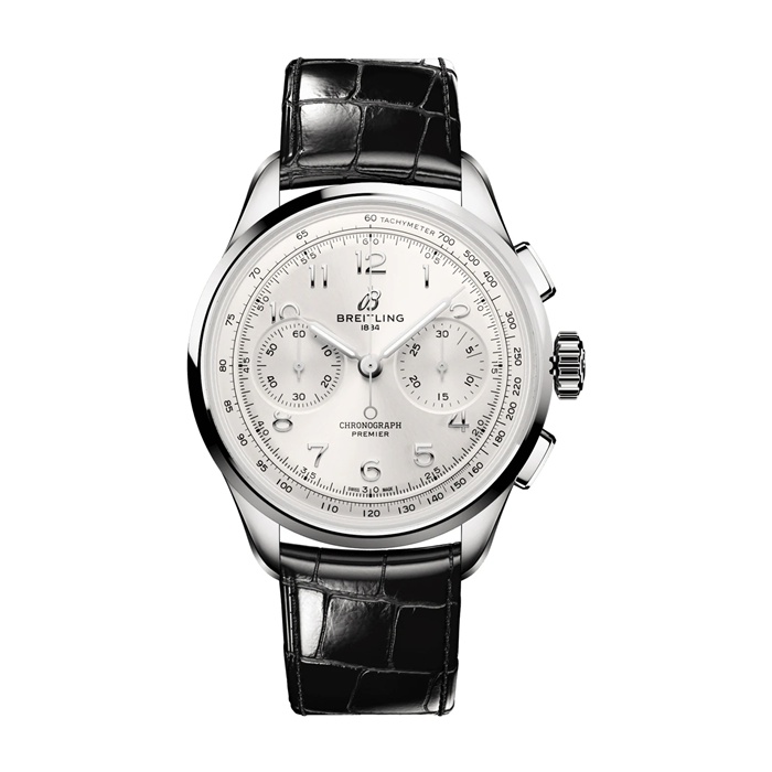 Montre Hommes Breitling Premier B09 Chonograph 40mm Argent AB0930371G1P1