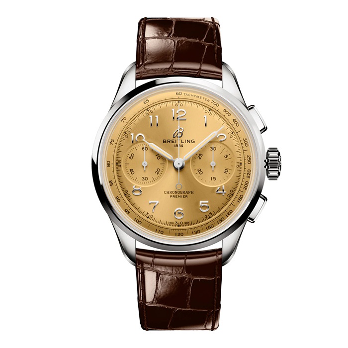 Montre Hommes Breitling Premier B09 Chronograph 40mm Champagne AB0930F51H1P1
