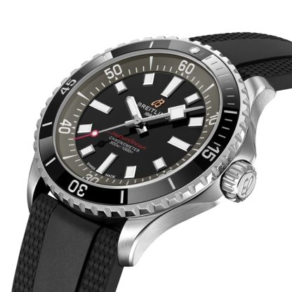 Montre Hommes Breitling Superocean 42mm UK Edition Caoutchouc Gris A173757A1B1S1 – Image 2