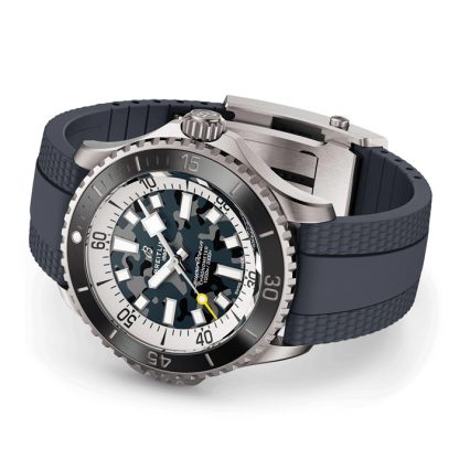 Montre Hommes Breitling Superocean Automatic Super Diver 46mm Caoutchouc noir E10379351B1S1 – Image 3