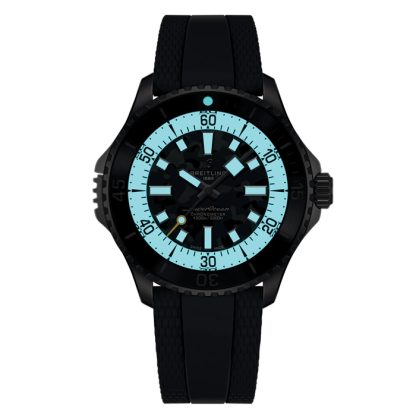 Montre Hommes Breitling Superocean Automatic Super Diver 46mm Caoutchouc noir E10379351B1S1 – Image 5