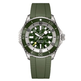 Montre Hommes Breitling Superocean Automatic Super Diver 46mm Green Rubber E10379D31L1S1
