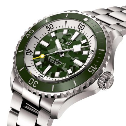 Montre Hommes Breitling Superocean Automatic Super Diver 46mm Vert E10379D31L1E1 – Image 2