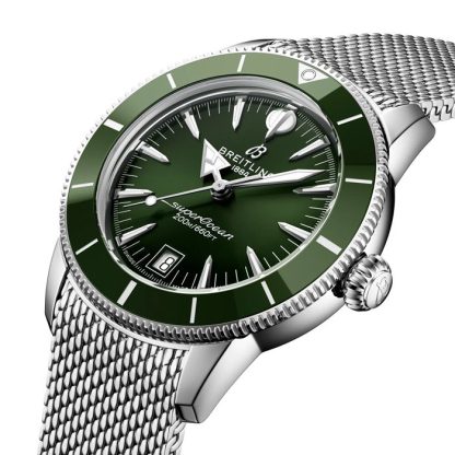 Montre Hommes Breitling Superocean Heritage B31 Automatic 40mm Green AB3110361L1A1 – Image 3