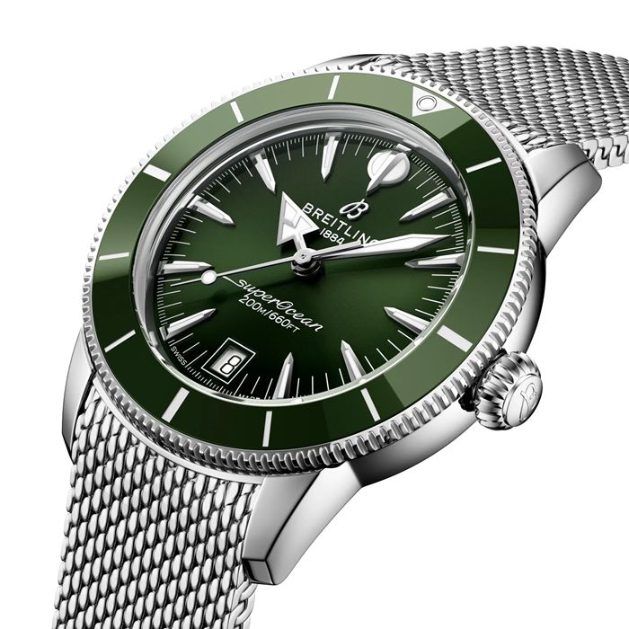Montre Hommes Breitling Superocean Heritage B31 Automatic 40mm Green AB3110361L1A1 – Image 3