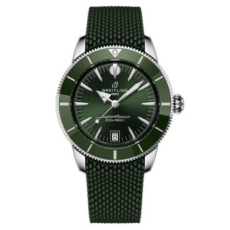 Montre Hommes Breitling Superocean Heritage B31 Automatic 40mm Green Rubber AB3110361L1S1