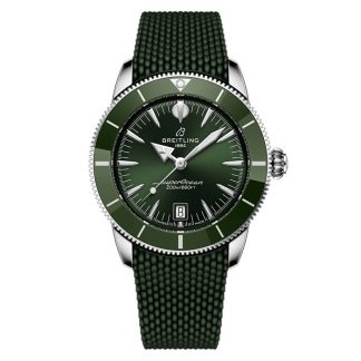 Montre Hommes Breitling Superocean Heritage B31 Automatic 42mm Green Rubber AB3111361L1S1