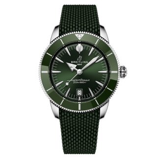Montre Hommes Breitling Superocean Heritage B31 Automatic 44mm Green Rubber AB3112361L1S1