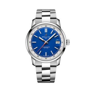 Montre Hommes Breitling Top Time B31 38mm Bleu Acier inoxydable AB3113A71C1A1