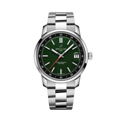 Montre Hommes Breitling Top Time B31 38mm Vert Acier inoxydable AB3113171L1A1