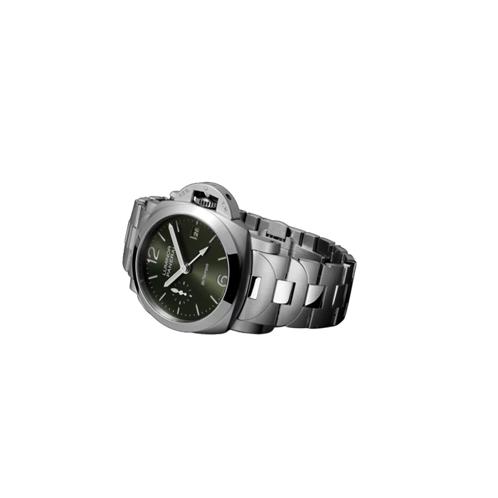 Montre Hommes Panerai Luminor Quaranta BiTempo 40mm Green PAM01640 – Image 4