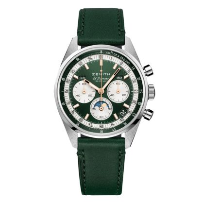 Montre Hommes Zenith Chronomaster Original 38mm Boutique Edition Green 03.3400.3610/40.C912