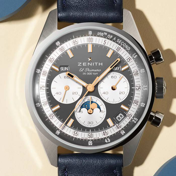 Montre Hommes Zenith Chronomaster Original 38mm Gris 03.3400.3610/39.C910 – Image 2