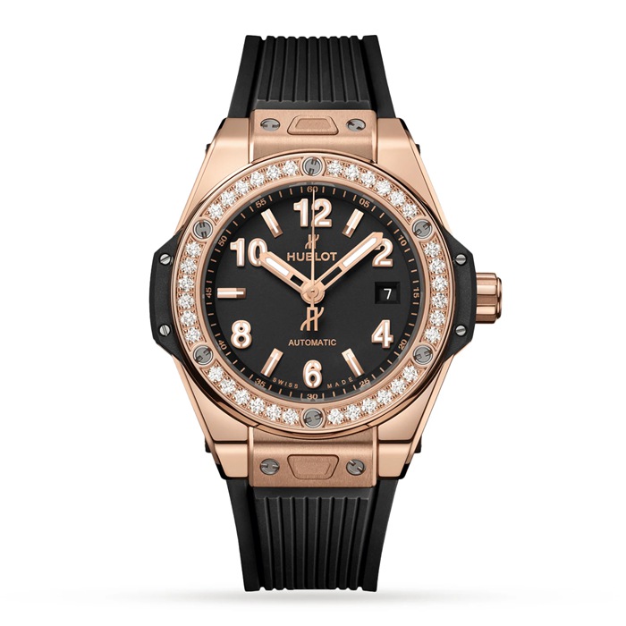 Montre Hublot Big Bang One Click King Gold Diamonds 33mm 485.OX.1180.RX.1204
