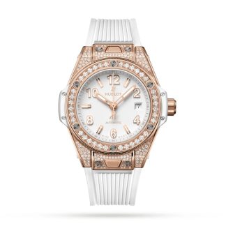 Montre Hublot Big Bang One Click King Gold White Pavé 33mm 485.OE.2080.RW.1604