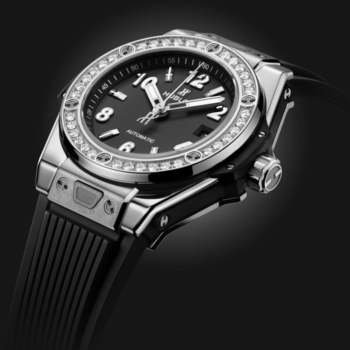 Montre Hublot Big Bang One Click Steel Diamonds 33mm 485.SX.1170.RX.1204 – Image 4