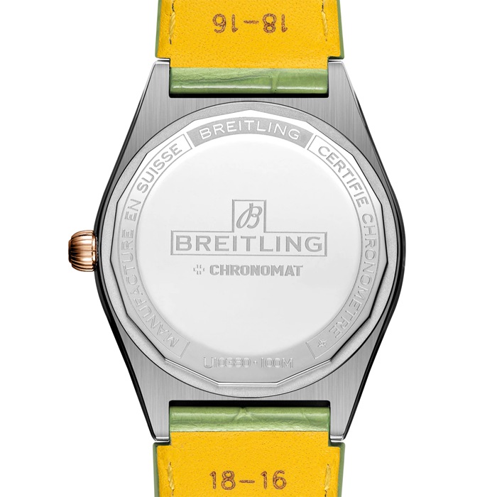 Montre femme Breitling Chronomat Automatic 36 South Sea Green Leather Strap U10380611L1P1 – Image 2