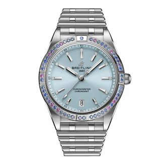 Montre femme Breitling Chronomat Automatic 36 South Sea Ice Blue Stainless Steel Bracelet G10380611C1G1