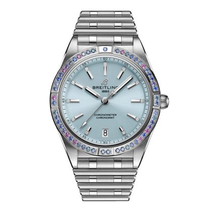 Montre femme Breitling Chronomat Automatic 36 South Sea Ice Blue Stainless Steel Bracelet G10380611C1G1