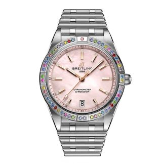 Montre femme Breitling Chronomat Automatic 36 South Sea Pink Stainless Steel Bracelet G10380BB1K1G1