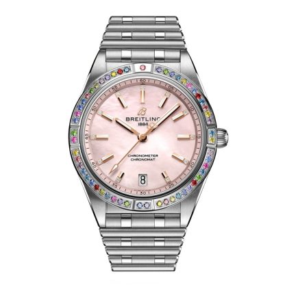 Montre femme Breitling Chronomat Automatic 36 South Sea Pink Stainless Steel Bracelet G10380BB1K1G1