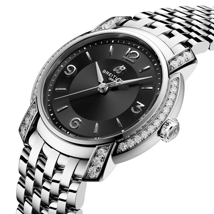 Montre femme Breitling Lady Premier 32mm Noir A77330671B1A1 – Image 2
