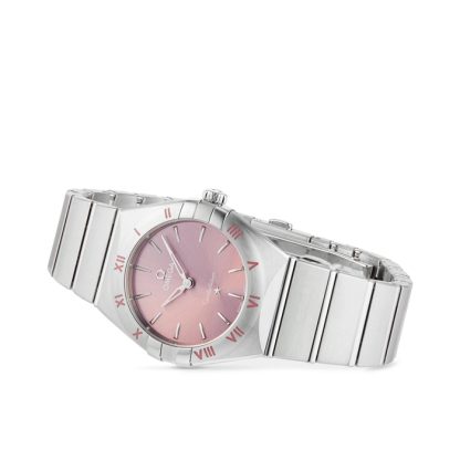 Montre femme Omega Constellation Quartz Steel 28mm Pink O13110286011001 – Image 4