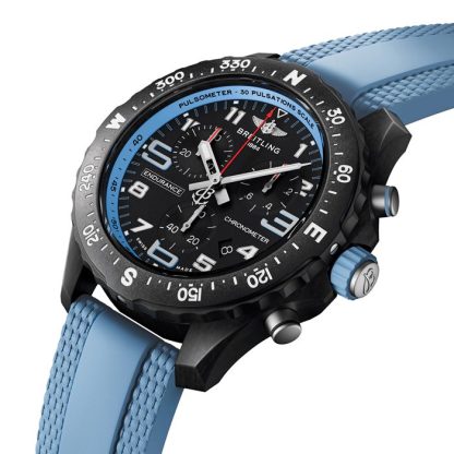 Montre unisexe Breitling Endurance Pro 38 mm Caoutchouc bleu X83310281B1S1 – Image 3