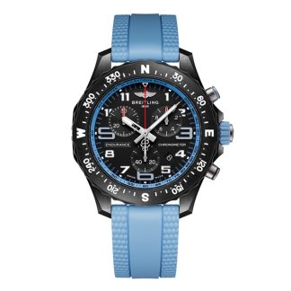 Montre unisexe Breitling Endurance Pro 38 mm Caoutchouc bleu X83310281B1S1
