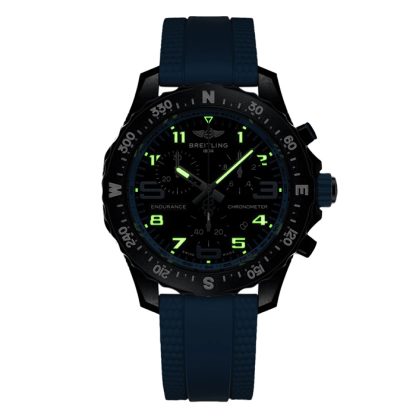 Montre unisexe Breitling Endurance Pro 38 mm Caoutchouc bleu X83310281B1S1 – Image 5