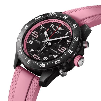 Montre unisexe Breitling Endurance Pro 38 mm Caoutchouc rose X83310D41B1S1 – Image 3