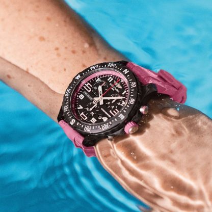 Montre unisexe Breitling Endurance Pro 38 mm Caoutchouc rose X83310D41B1S1 – Image 5