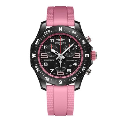 Montre unisexe Breitling Endurance Pro 38 mm Caoutchouc rose X83310D41B1S1
