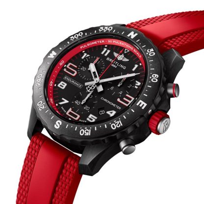 Montre unisexe Breitling Endurance Pro 38 mm Caoutchouc rouge X83310D91B2S1 – Image 3