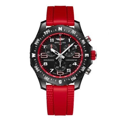 Montre unisexe Breitling Endurance Pro 38 mm Caoutchouc rouge X83310D91B2S1