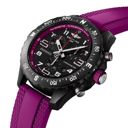 Montre unisexe Breitling Endurance Pro 38mm Purple Rubber X83310F61B1S1 – Image 3