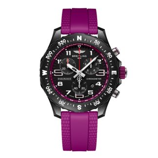 Montre unisexe Breitling Endurance Pro 38mm Purple Rubber X83310F61B1S1