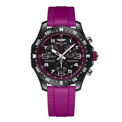 Montre unisexe Breitling Endurance Pro 38mm Purple Rubber X83310F61B1S1