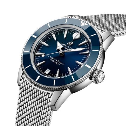 Montre unisexe Breitling Superocean Heritage Automatic 36mm Bleu A10390161C1A1 – Image 3