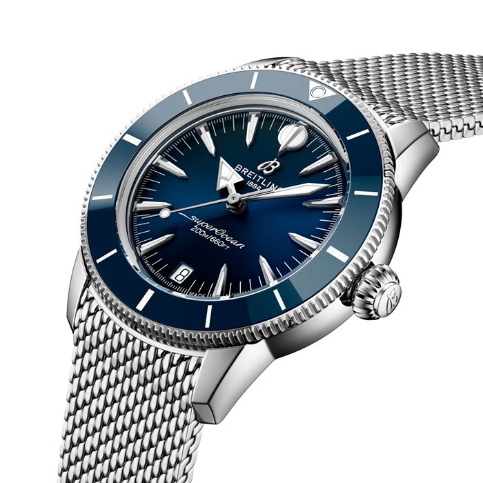 Montre unisexe Breitling Superocean Heritage Automatic 36mm Bleu A10390161C1A1 – Image 3