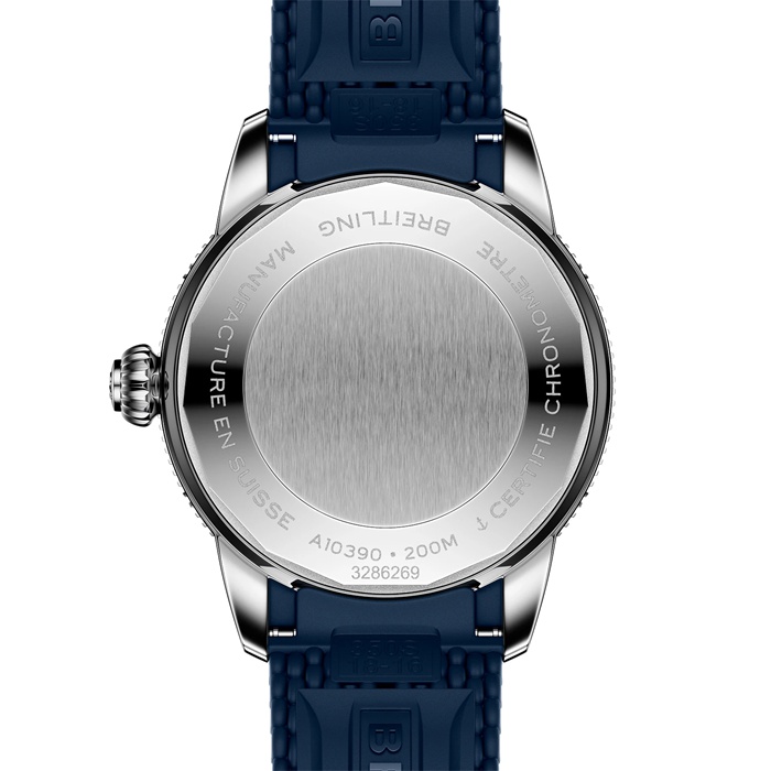 Montre unisexe Breitling Superocean Heritage Automatic 36mm Caoutchouc bleu A10390161C1S1 – Image 2