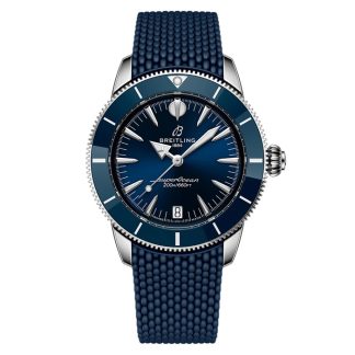 Montre unisexe Breitling Superocean Heritage Automatic 36mm Caoutchouc bleu A10390161C1S1