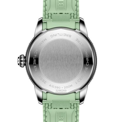 Montre unisexe Breitling Superocean Heritage Automatic 36mm Caoutchouc vert A10390361L1S1 – Image 2