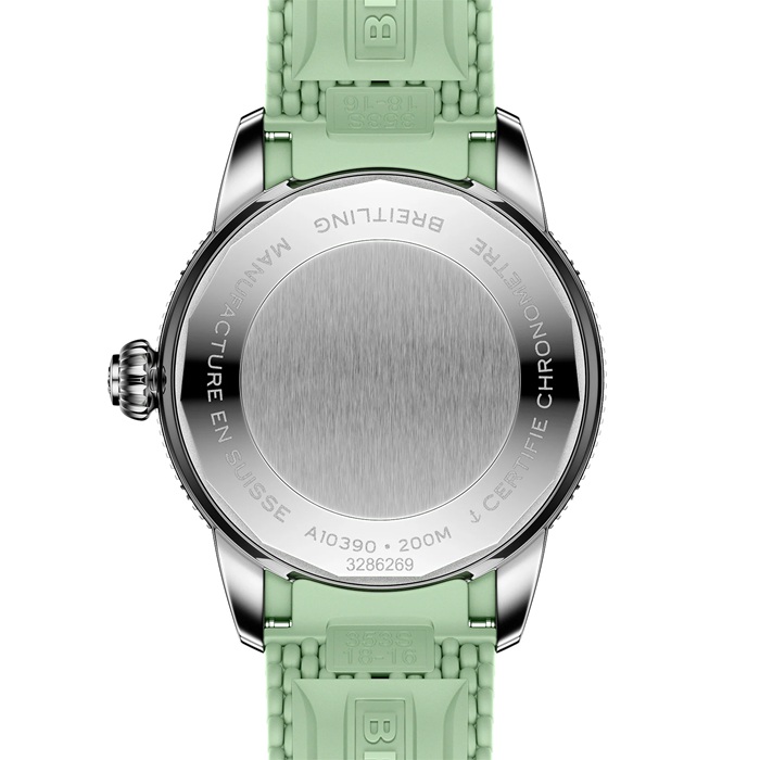 Montre unisexe Breitling Superocean Heritage Automatic 36mm Caoutchouc vert A10390361L1S1 – Image 2