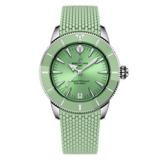 Montre unisexe Breitling Superocean Heritage Automatic 36mm Caoutchouc vert A10390361L1S1