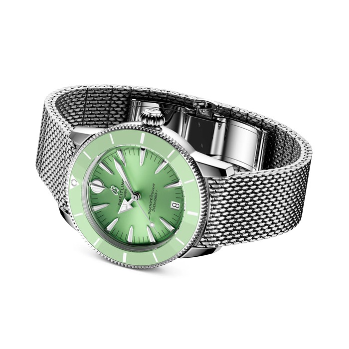 Montre unisexe Breitling Superocean Heritage Automatic 36mm Green A10390361L1A1 – Image 4