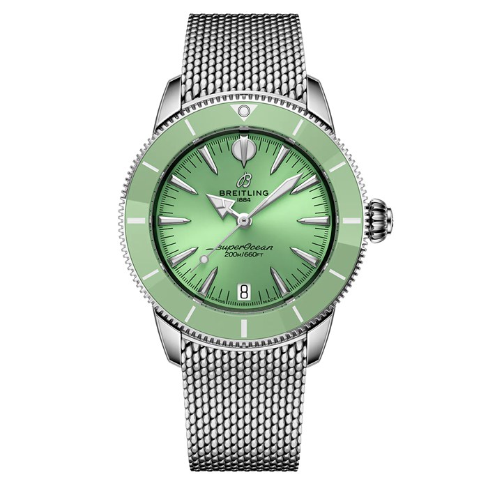 Montre unisexe Breitling Superocean Heritage Automatic 36mm Green A10390361L1A1