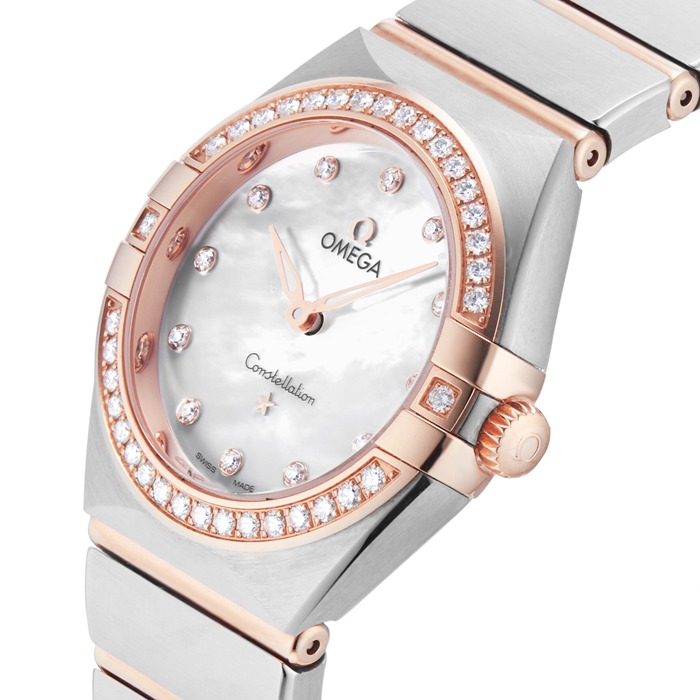 Omega Constellation 28mm Ladies Watch White O13125286055001 – Image 5