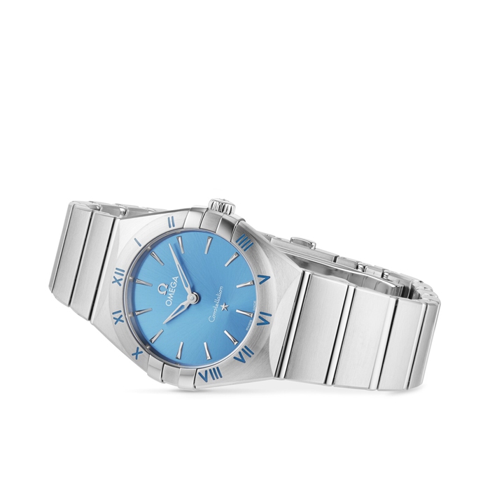 Omega Constellation Co-Axial 28mm Ladies Watch Blue O13110286003001 – Image 4