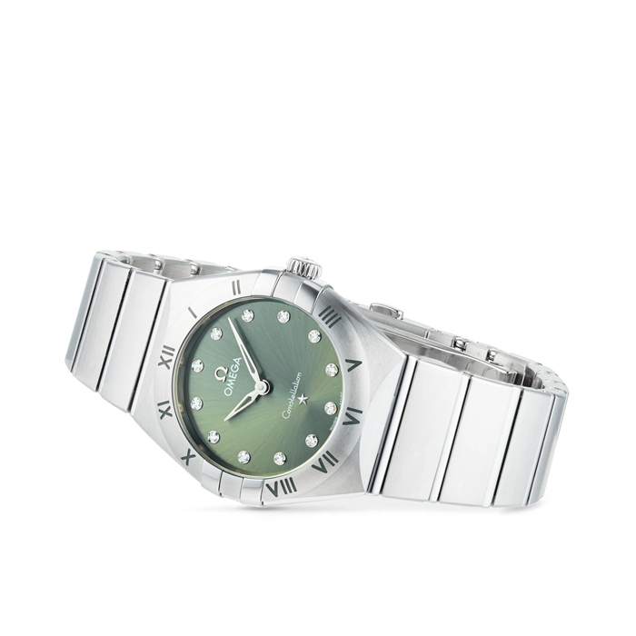 Omega Constellation Co-Axial 28mm Ladies Watch Green O13110286060001 – Image 4